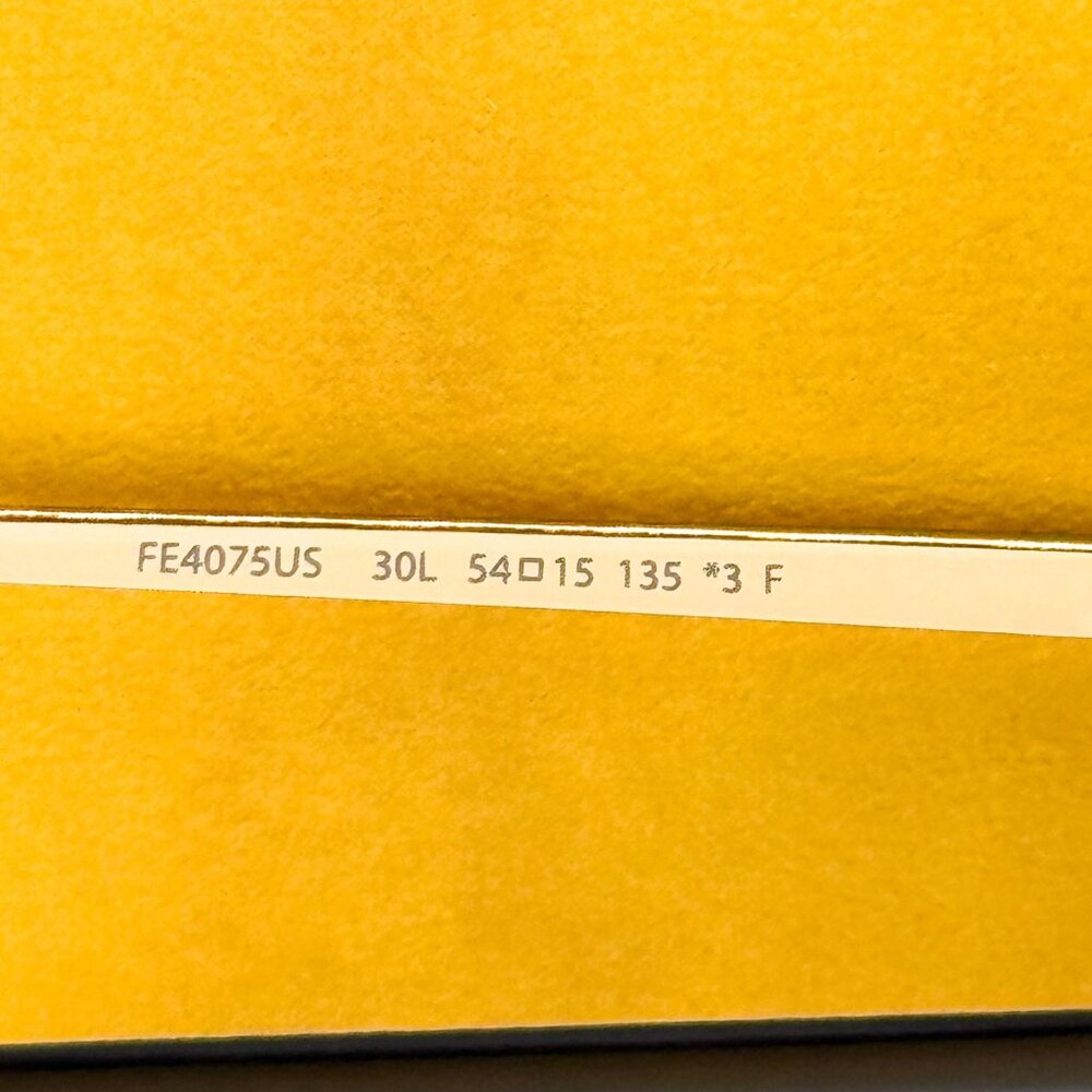 NEW FE4075US 30L ROUND GOLD MIRROR FENDI WOMN SUNGLASSES - Picture 12 of 13